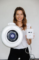 Growlüfter VK EC 630m³/h, Ø150mm - Plantalytix Air
