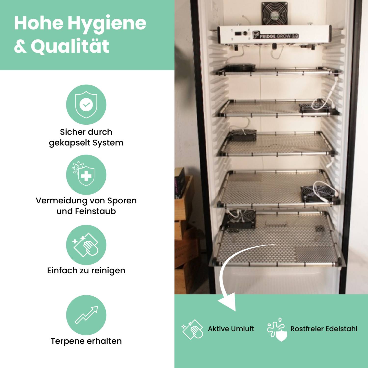 Trocknungsbox Fridge Dry Hohe Hygiene - Top Qualität