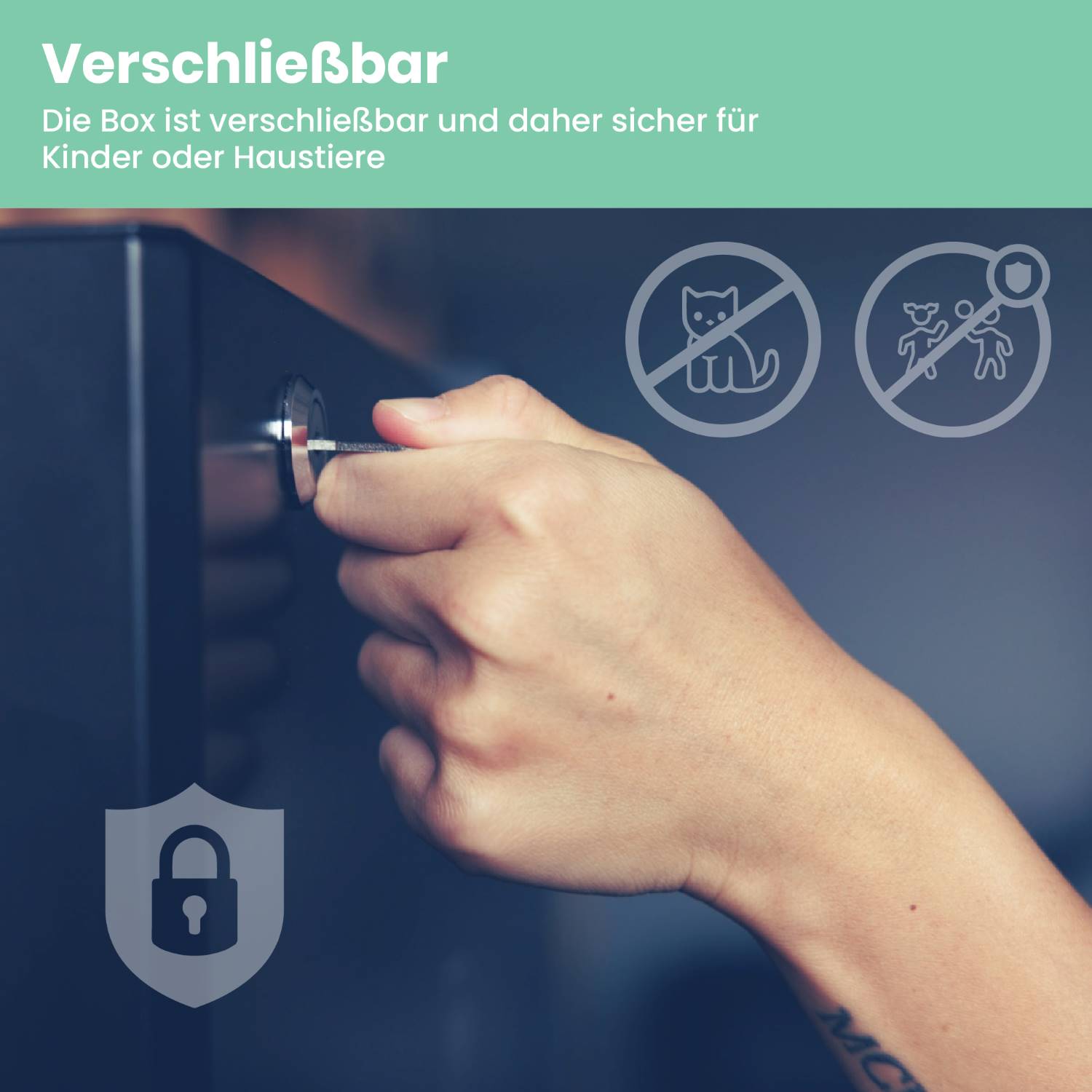 Trocknungsbox Fridge Dry Verschließbar - Kindersicherung